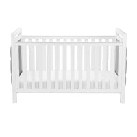 Thumbnail for Babymore Velvet Deluxe Cot Bed – White