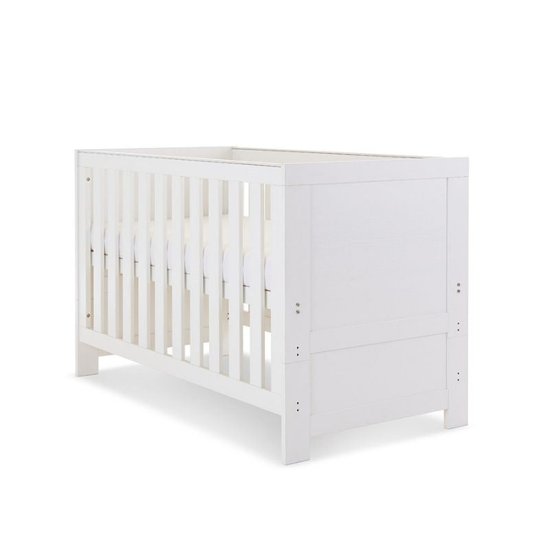 Obaby Nika Cot Bed White Wash