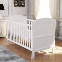 Thumbnail for Babymore Aston Dropside Cot Bed White