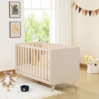 Thumbnail for Babymore Dante Cot Bed Cashmere