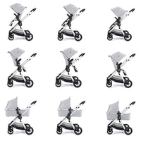 Thumbnail for Babymore Memore V2 Travel System Pecan Car Seat Silver