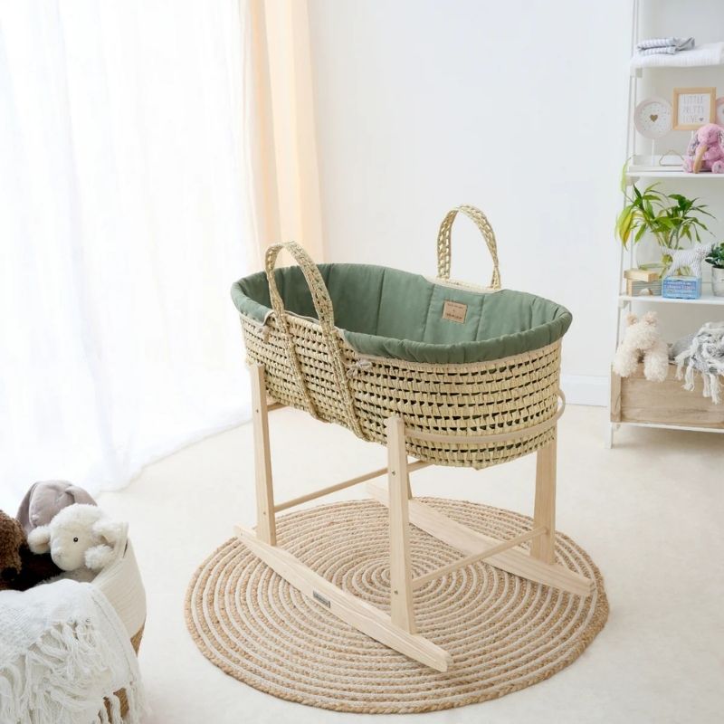 Clair De Lune Organic Palm Moses Basket