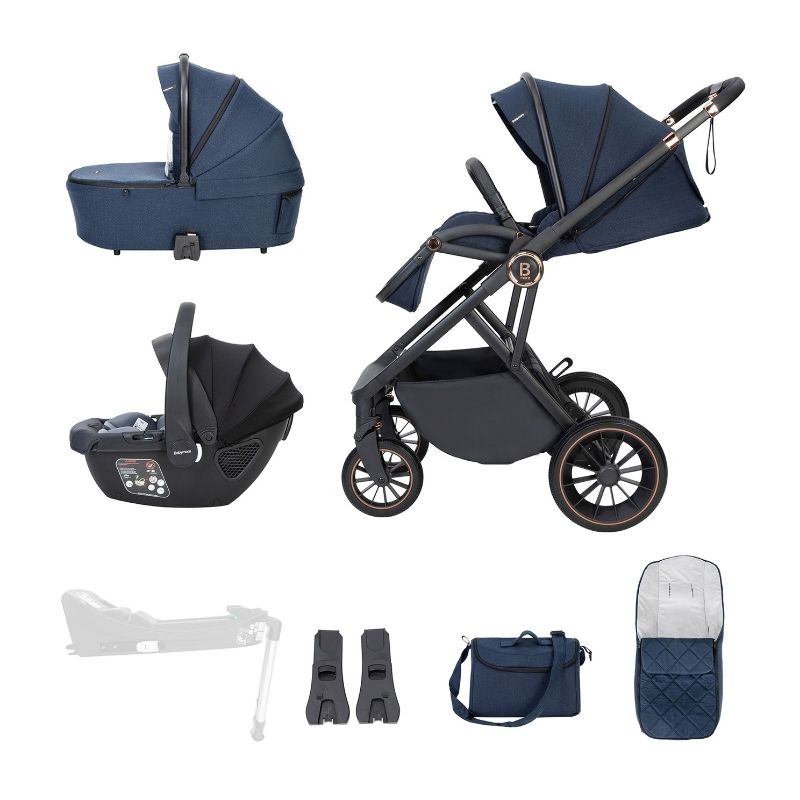 Babymore Chia Travel System Coco Car Seat Midnight Blue