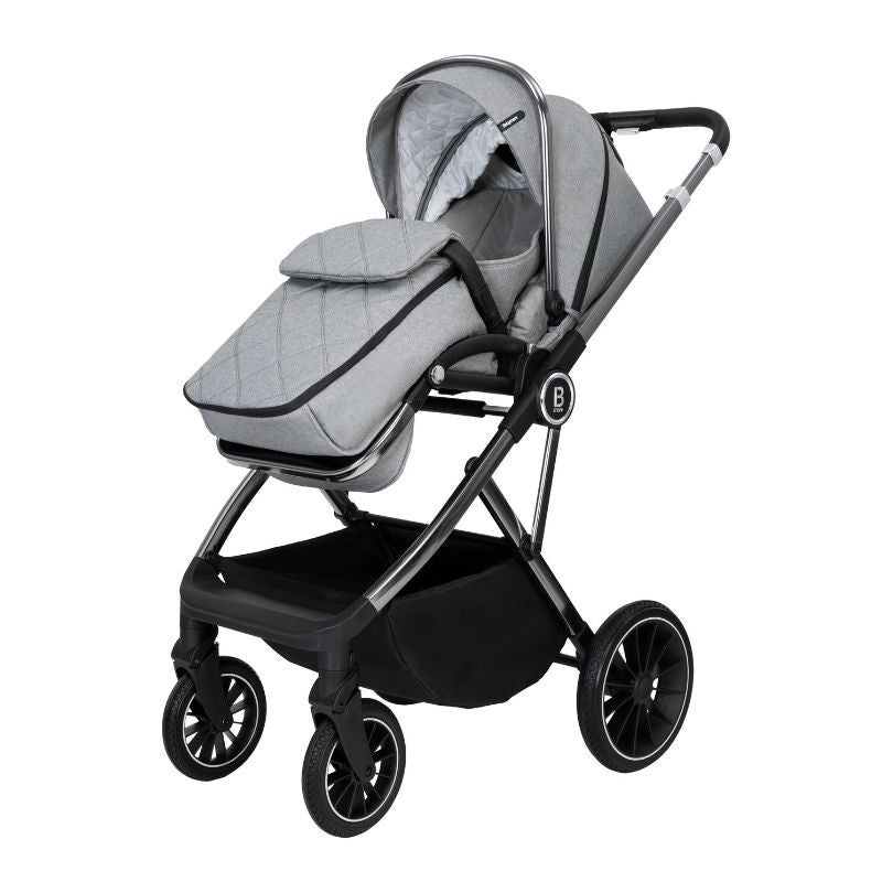 Babymore Chia Travel System Pecan Car Seat Pearl Grey