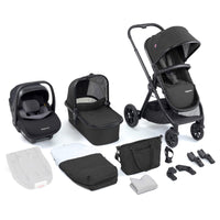 Thumbnail for Babymore Memore V2 Travel System Pecan Car Seat Black