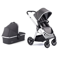 Thumbnail for Babymore Memore V2 Travel System 13 Piece Pecan i-Size - Chrome