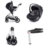 Thumbnail for Babymore Memore V2 Travel System 13 Piece Pecan i-Size - Silver