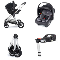 Thumbnail for Babymore Memore V2 Travel System 13 Piece Silver