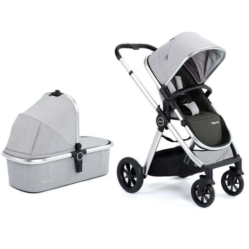 Babymore Memore V2 Travel System 13 Piece Silver