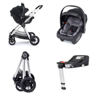 Thumbnail for Babymore Memore V2 Travel System 13 Piece Chrome