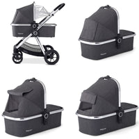 Thumbnail for Babymore Memore V2 Travel System 13 Piece Chrome