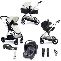 Thumbnail for Mimi Travel System Coco i-Size Car Seat with ISOFIX Base Silver