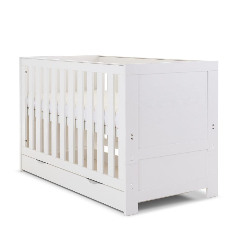 Obaby Nika 3 Piece Set White Wash + Under Drawer