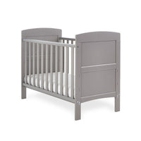 Thumbnail for OBaby Grace Mini Cot Bed Taupe Grey