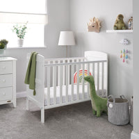 Thumbnail for OBaby Grace Mini Cot Bed White