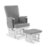 Thumbnail for Obaby Deluxe Reclining Glider Chair & Stool