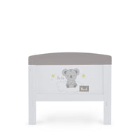 Thumbnail for OBaby Grace Inspire Cot Bed - Hello World Koala Grey