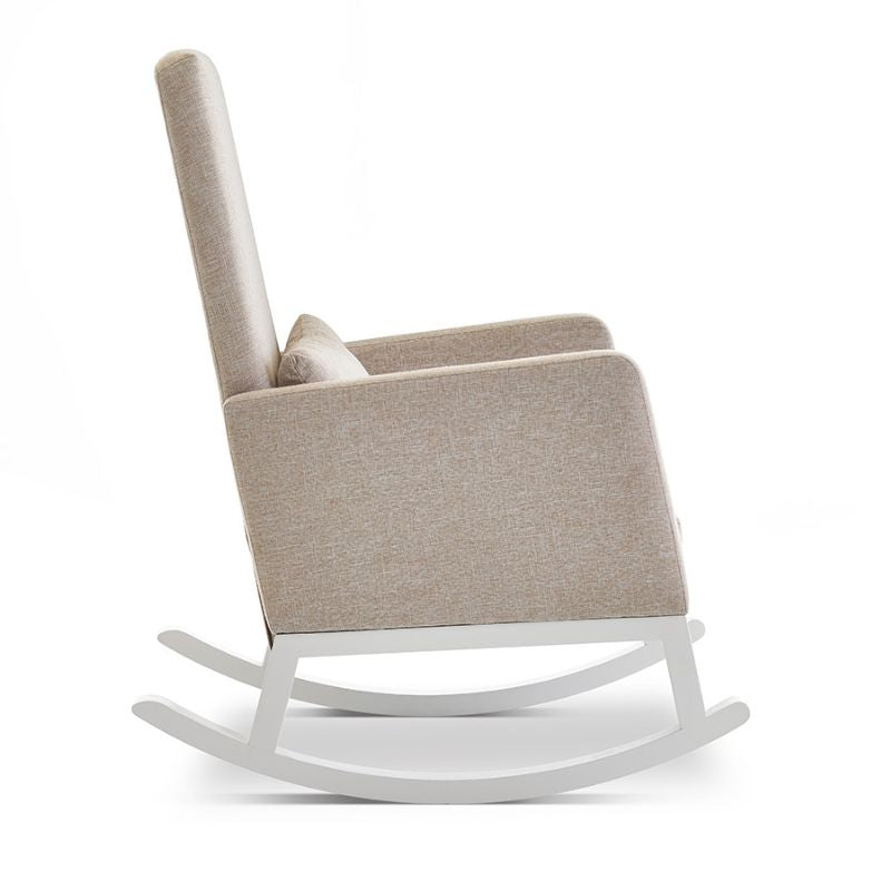 Obaby High Back Rocking Chair Oatmeal