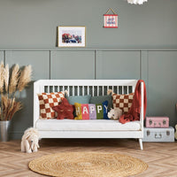 Thumbnail for Obaby Maya Cot Bed Nordic White