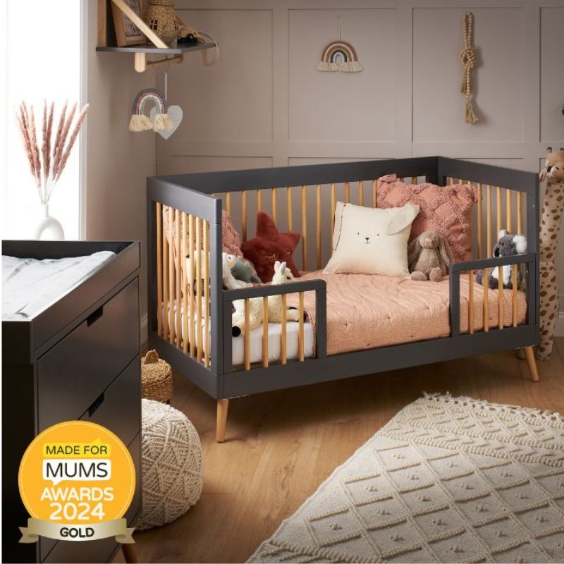 Obaby Maya Cot Bed Slate & Natural