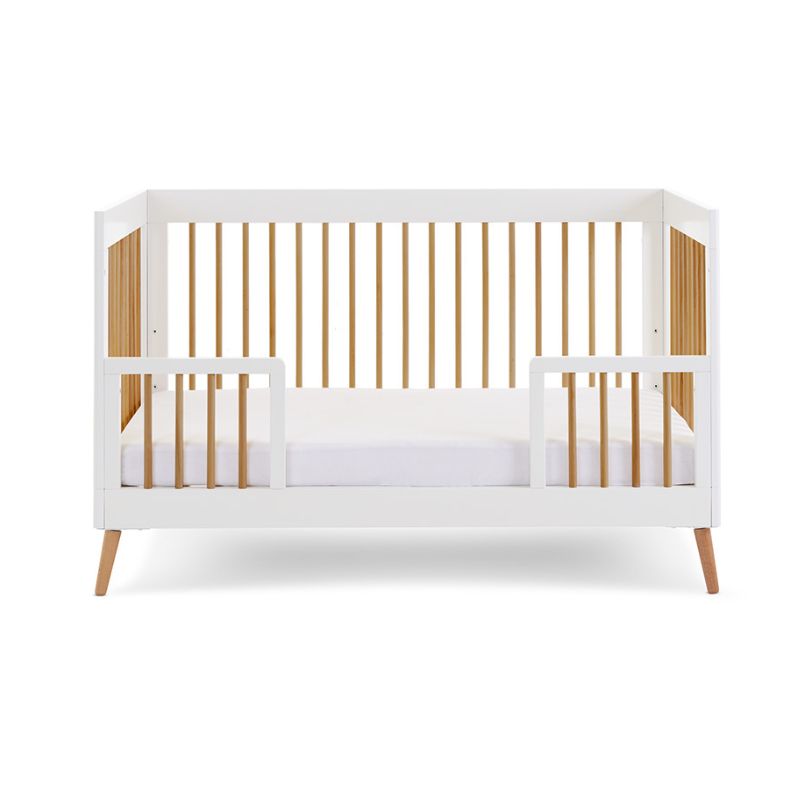 Obaby Maya Cot Bed White With Natural