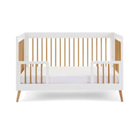 Thumbnail for Obaby Maya Cot Bed White With Natural