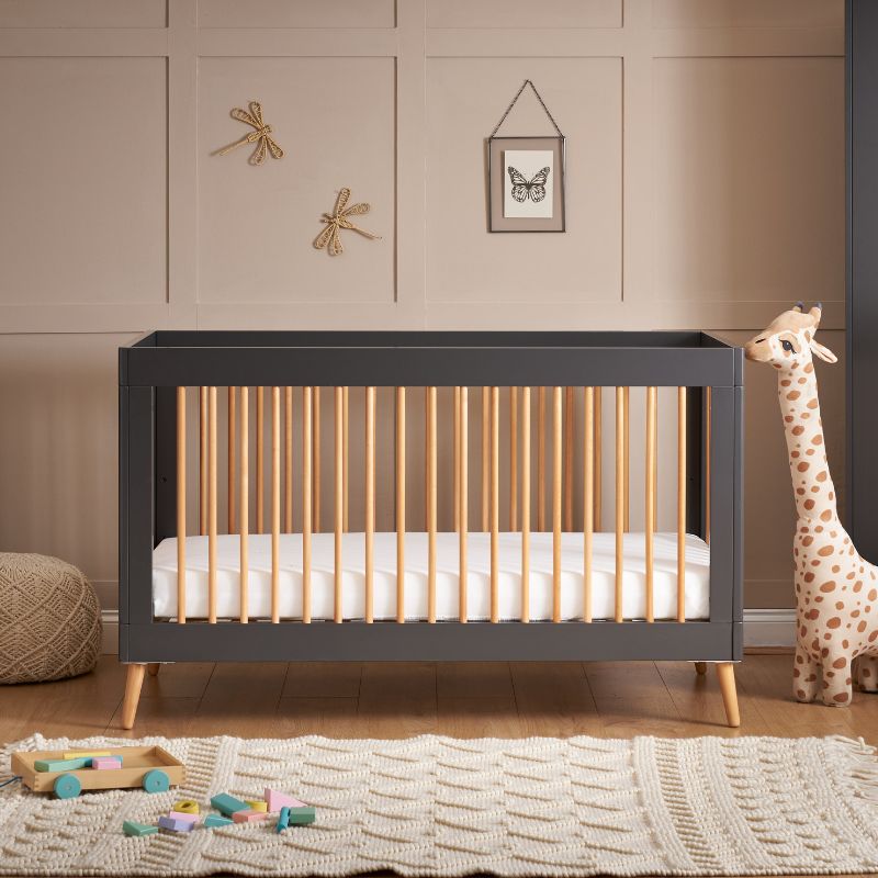 Obaby Maya Cot  Slate with Natural