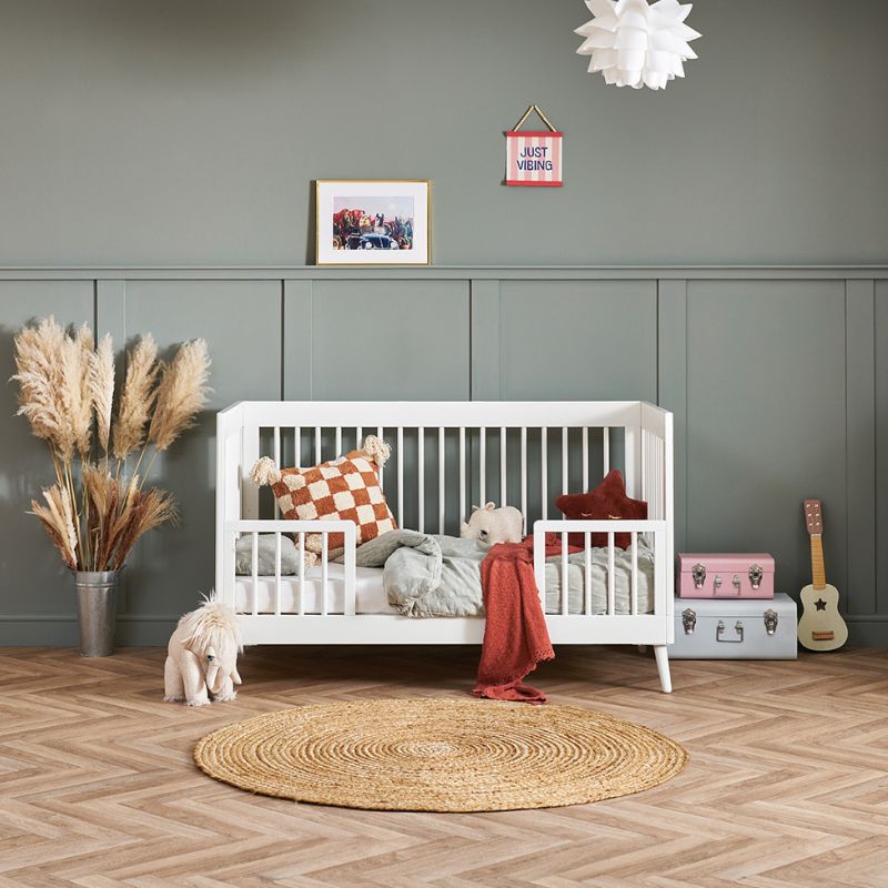 Obaby Maya Cot Bed Nordic White