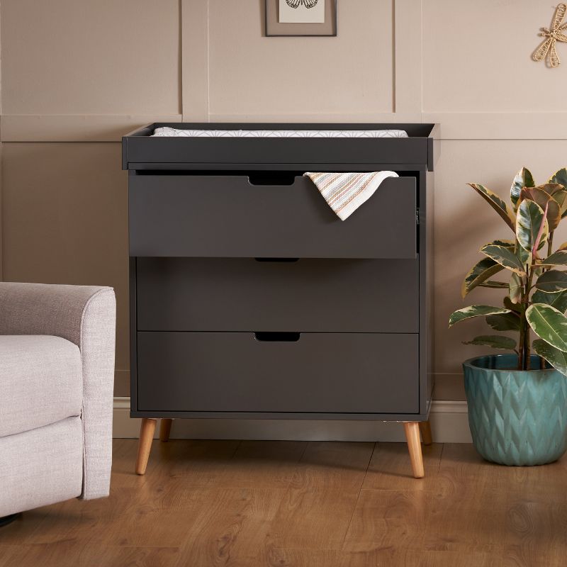 Obaby Maya Drawers  Slate with Natural