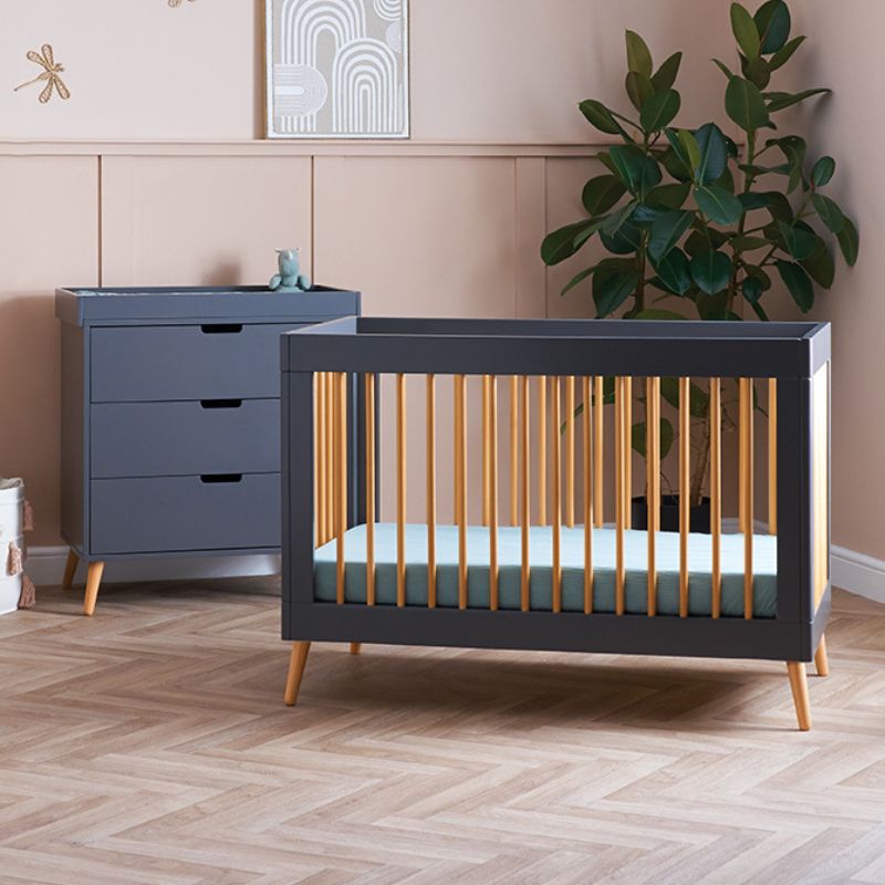 Obaby Maya Mini 2 Piece Room Set Slate with Natural