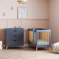 Thumbnail for Obaby Maya Mini 2 Piece Room Set Slate with Natural