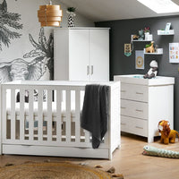 Thumbnail for Obaby Nika 3 Piece Set White Wash + Under Drawer