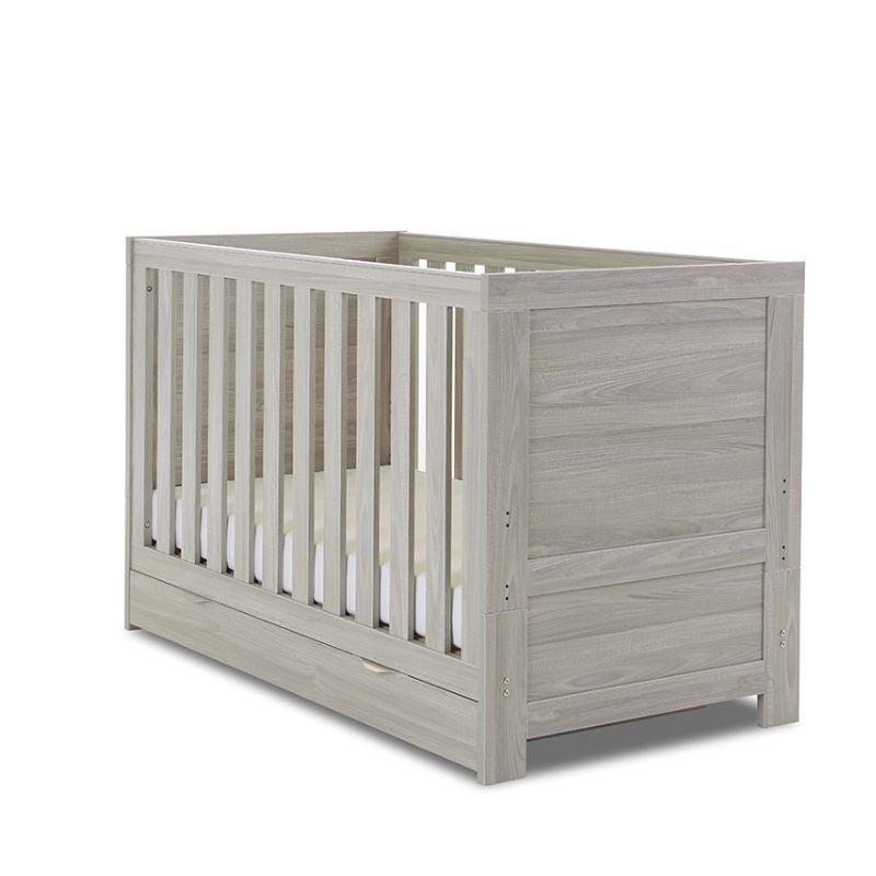 Obaby Nika Cot Grey Wash + Under Drawer