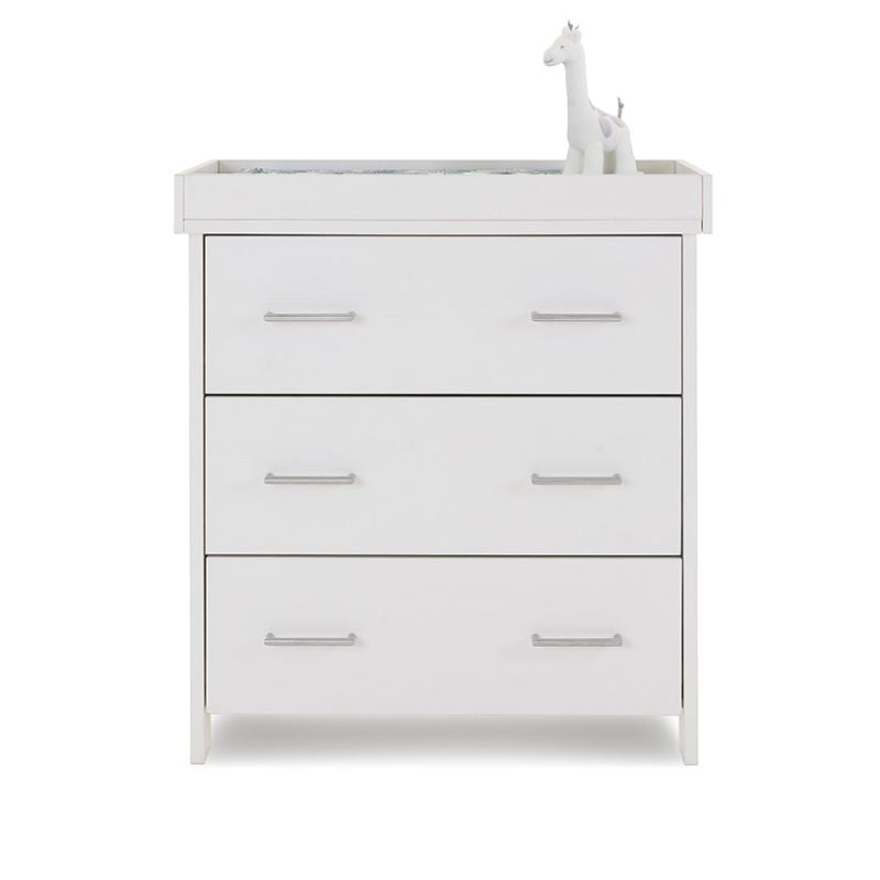 Obaby Nika Drawers White Wash