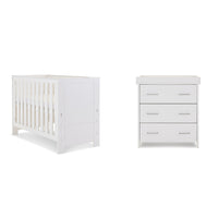 Thumbnail for Obaby Nika Mini 2 Piece Room Set White Wash