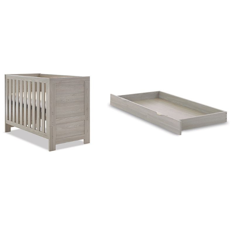 Obaby Nika Cot Grey Wash + Under Drawer