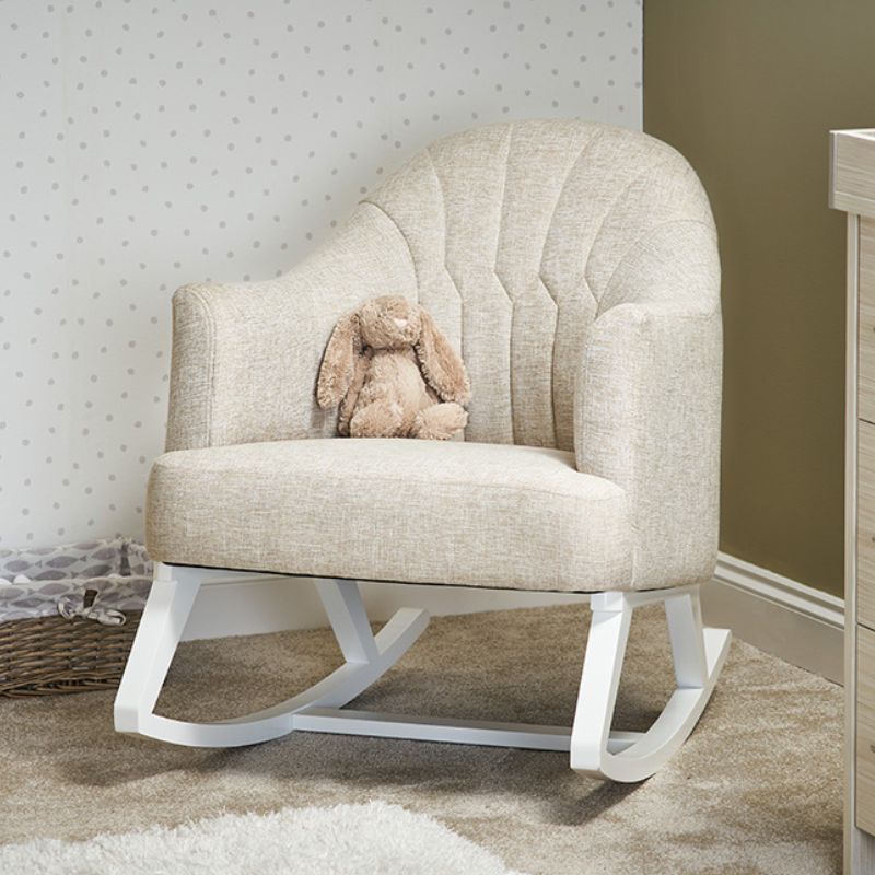 Obaby Round Back Rocking Chair Oatmeal