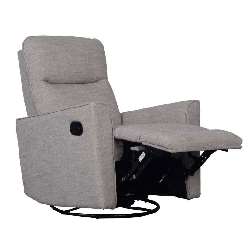 Obaby Savannah Swivel Glider Recliner Chair Pebble