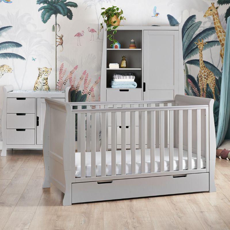 Obaby Stamford Classic 3 Piece Room Set Warm Grey