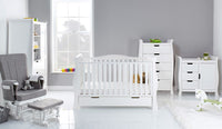 Thumbnail for Obaby Stamford Luxe 5 Piece Set White