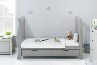 Thumbnail for Obaby Stamford Luxe Cot Warm Grey