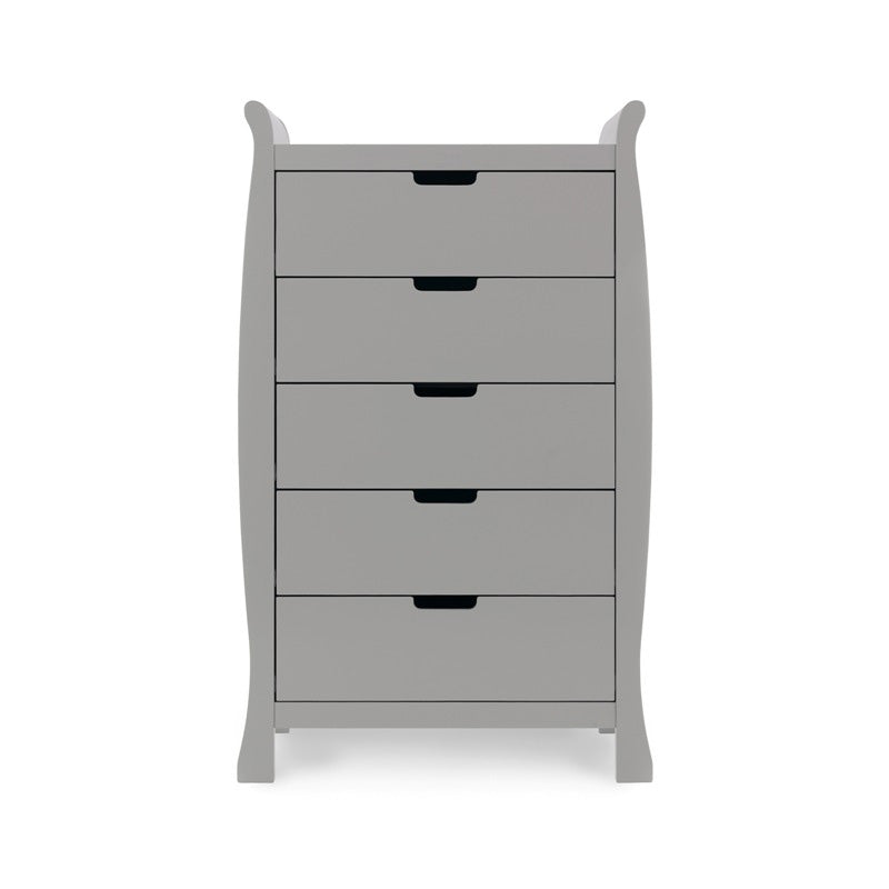 Obaby Stamford Luxe Tall Drawers Warm Grey