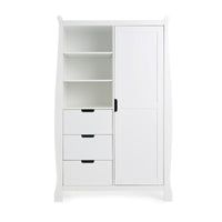 Thumbnail for Obaby Stamford Luxe Wardrobe White