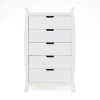 Thumbnail for Obaby Stamford Luxe Tall Drawers White