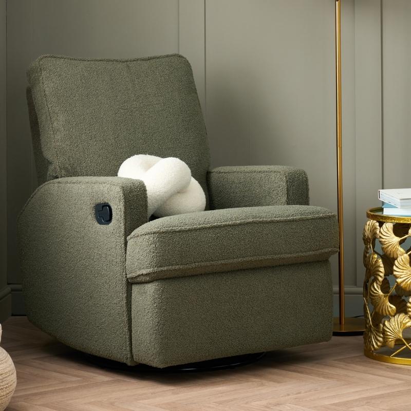 Obaby Madison Manual Recliner Chair Olive