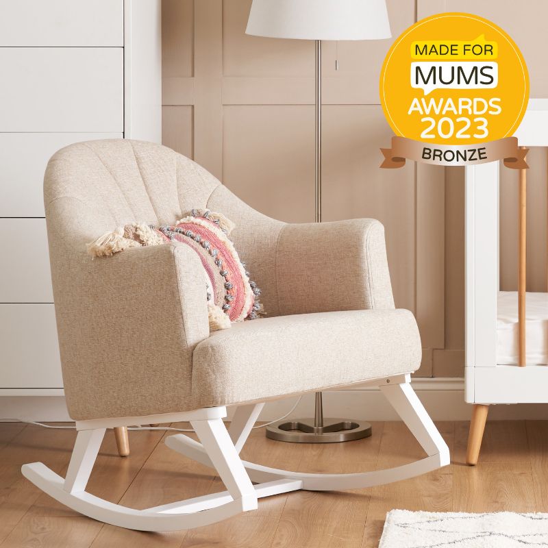 Obaby Round Back Rocking Chair Oatmeal