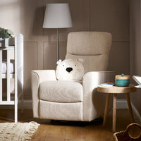 Thumbnail for Obaby Savannah Swivel Glider Recliner Chair Oatmeal