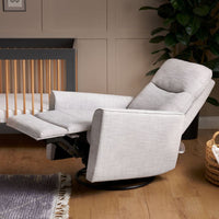 Thumbnail for Obaby Savannah Swivel Glider Recliner Chair Pebble