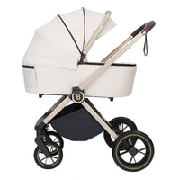 Thumbnail for Babymore Kai Travel System Pecan with Base Sandstone