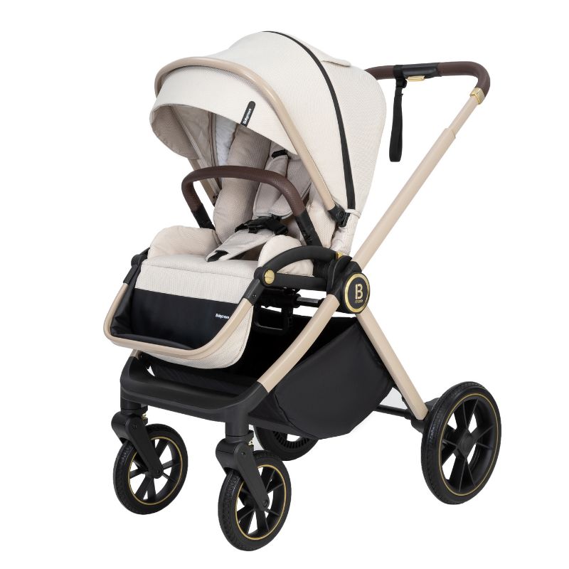 Babymore Kai Travel System Pecan with Base Sandstone